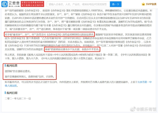 宋祖儿与前经纪人合同纠纷案胜诉 原告构成违约_http://www.nyhome.cn_娱乐_第1张